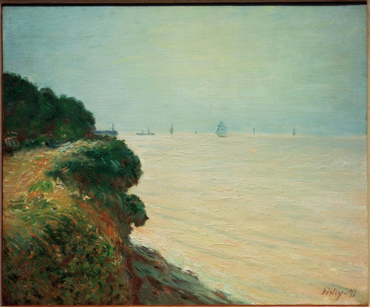 Langland Bay od Alfred Sisley
