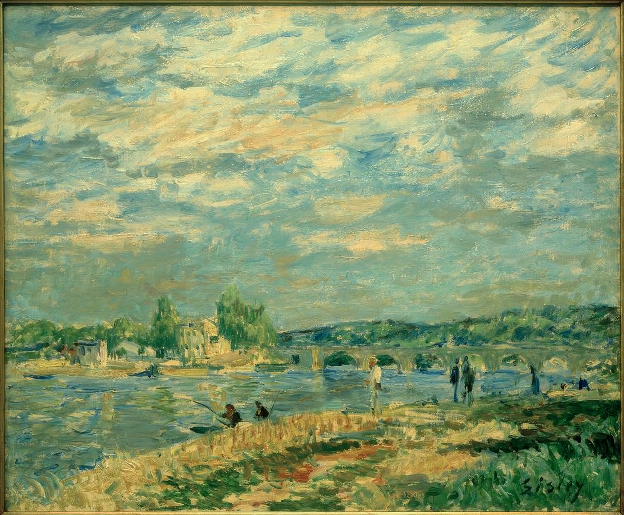 Pont de Sèvres od Alfred Sisley