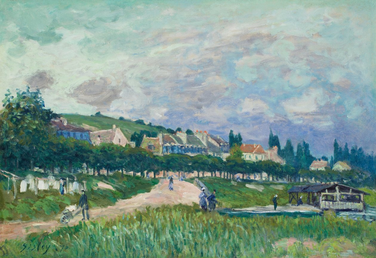 Le lavoir (Umývárna) od Alfred Sisley