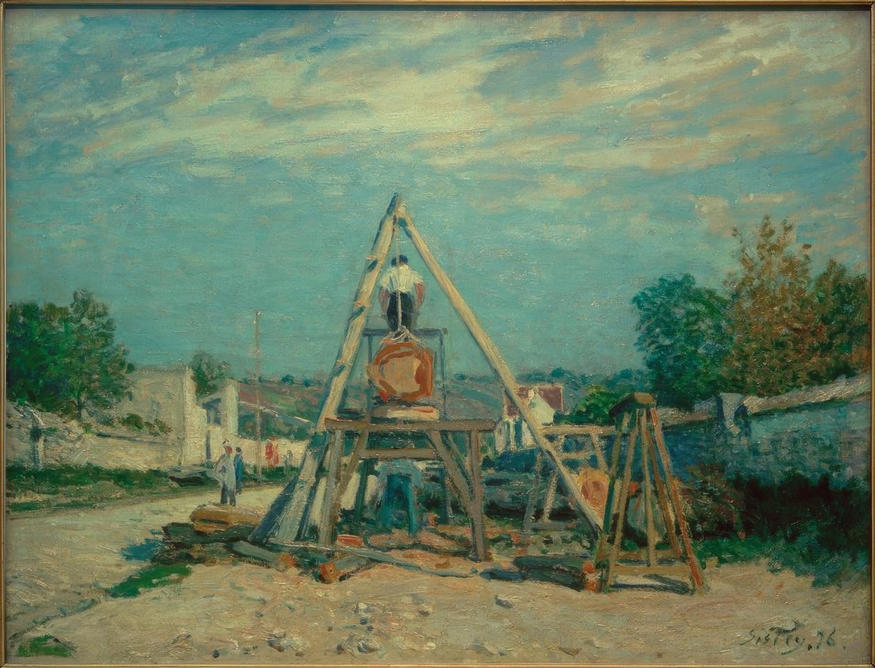 Pitsawyři od Alfred Sisley