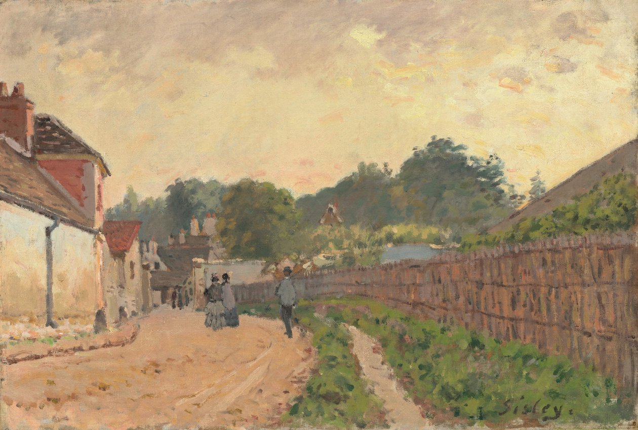 Marly-le-Roi, c. 1875. od Alfred Sisley
