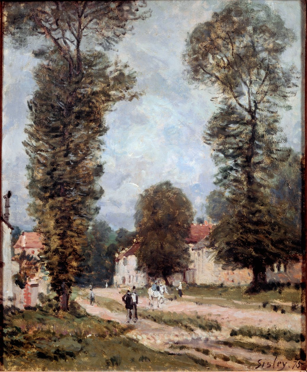 Cesta do Versailles od Alfred Sisley
