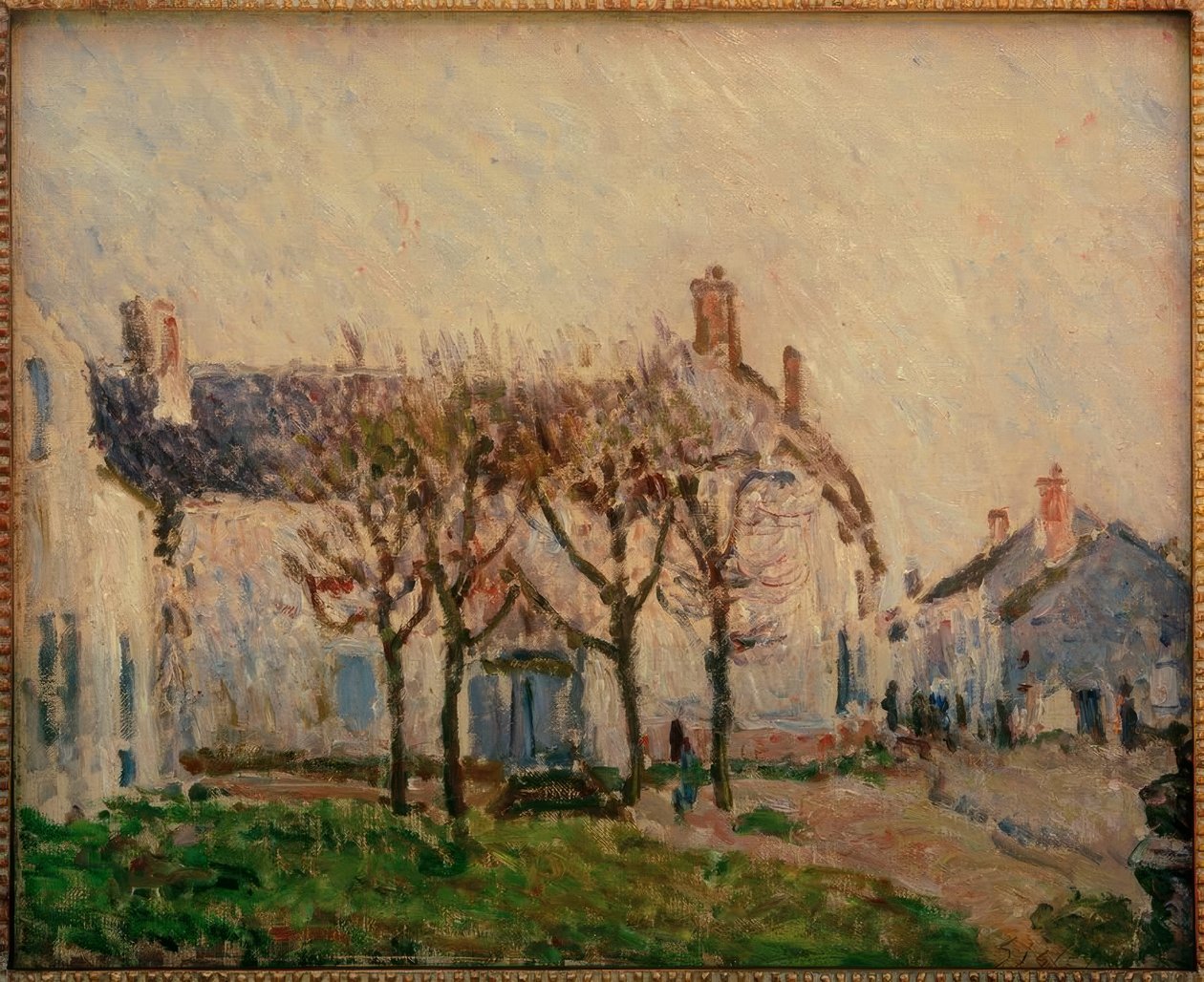 Ulice v Moret-sur-Loing od Alfred Sisley