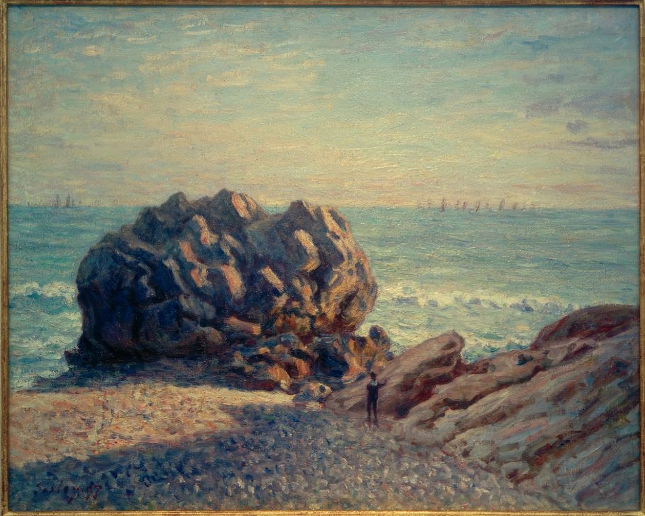 Storrs Rock, Ladys Cove, večer od Alfred Sisley