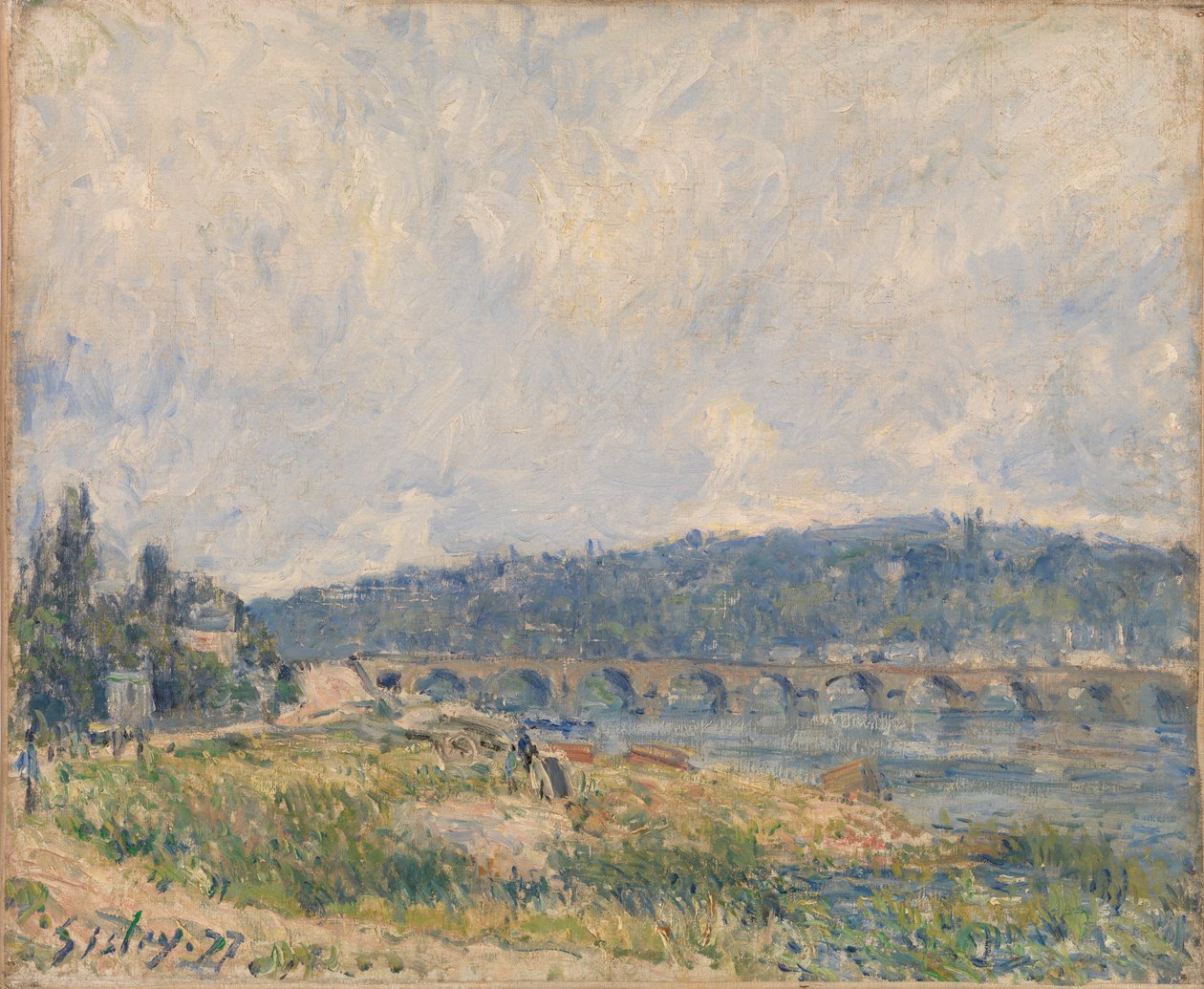 Sevreský most (The Sevres Bridge) od Alfred Sisley