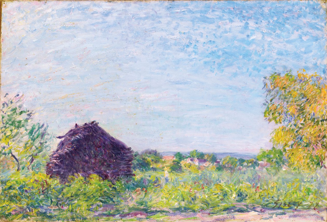 Kupka sena, 1877 od Alfred Sisley