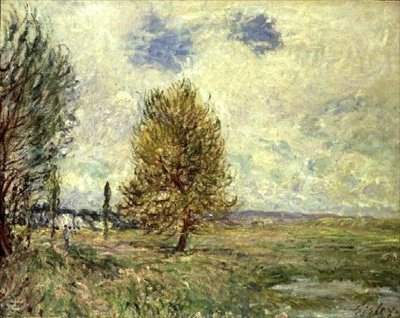Planina u Veneux-Nadon od Alfred Sisley
