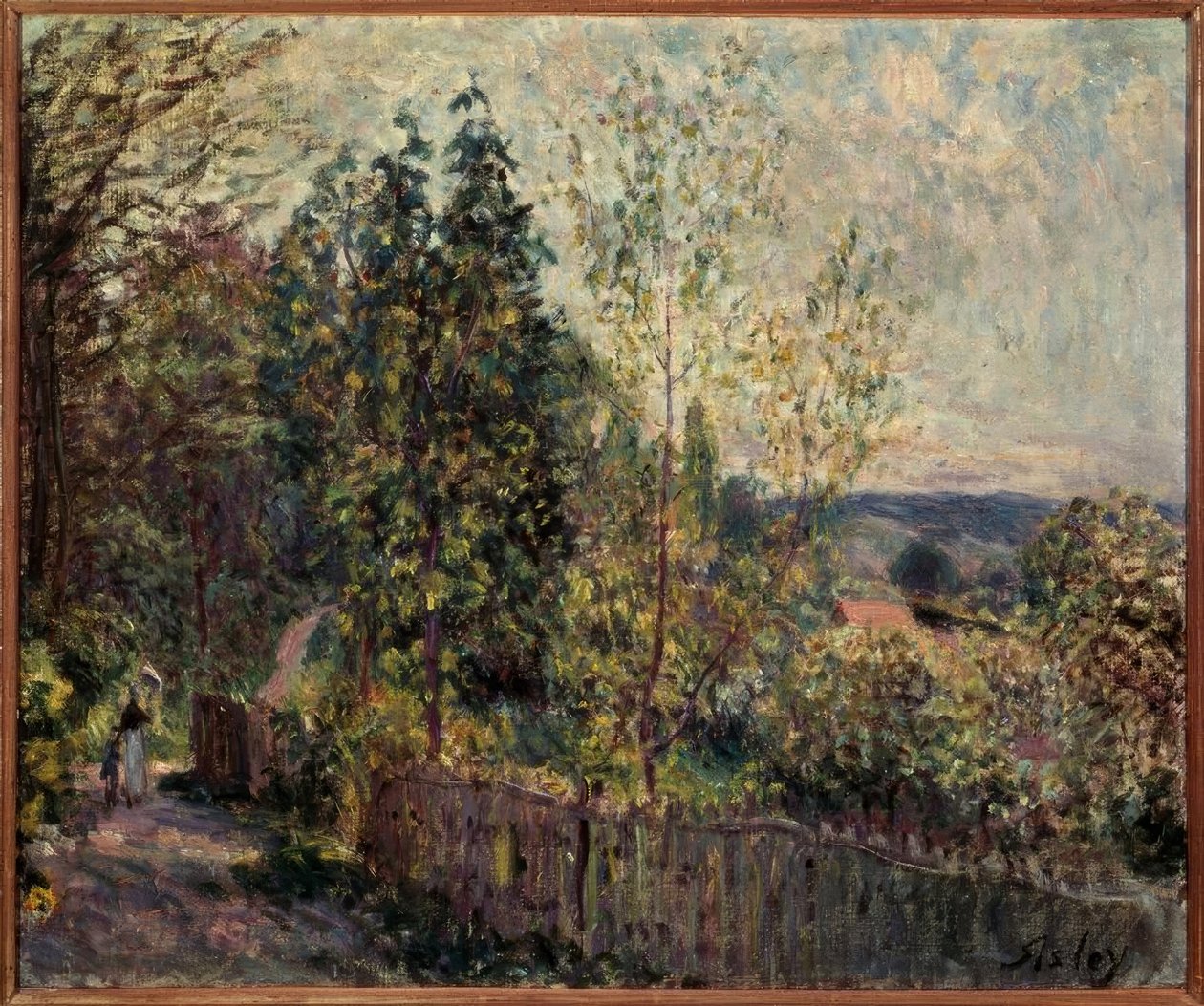 Lesní cesta od Alfred Sisley