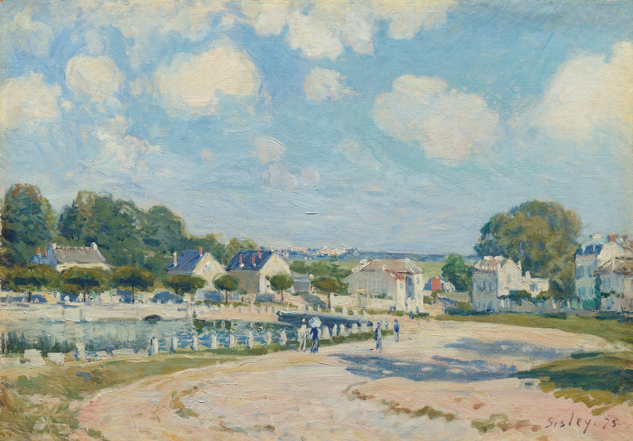 Watering Place at Marly, 1875. od Alfred Sisley