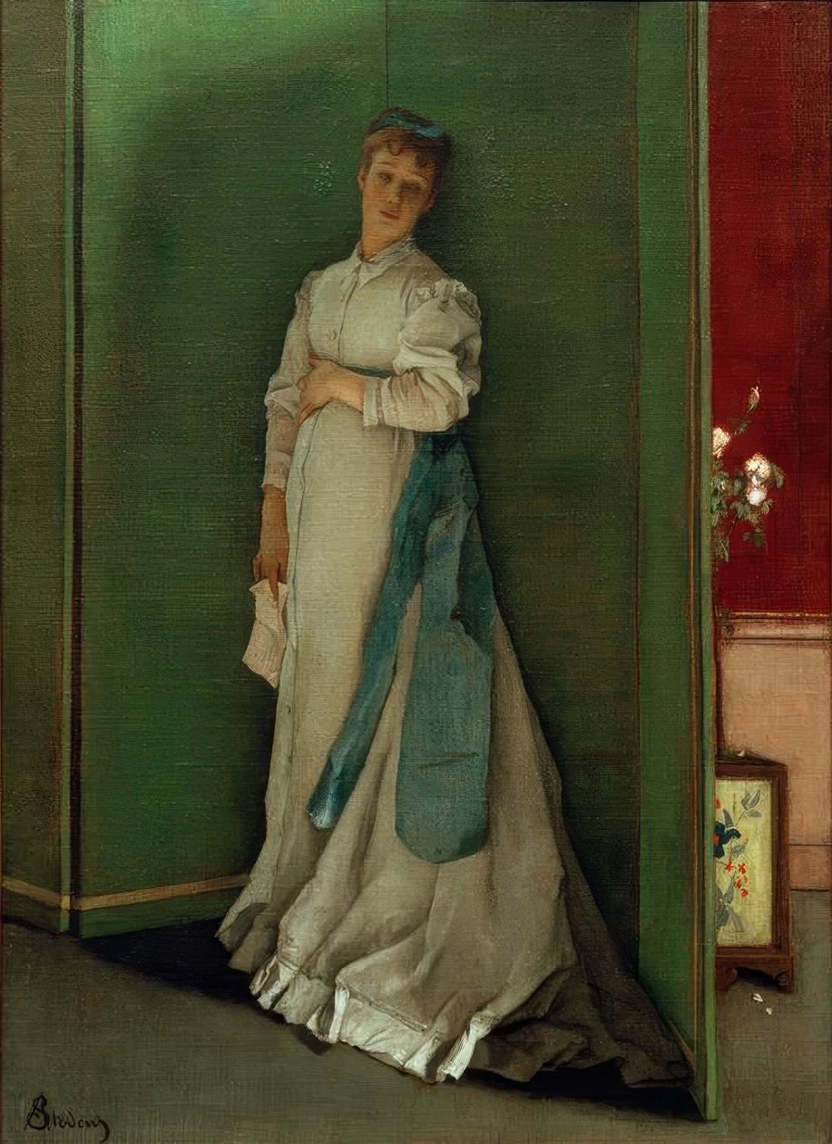 A. Stevens, zděšen od Alfred Emile Stevens