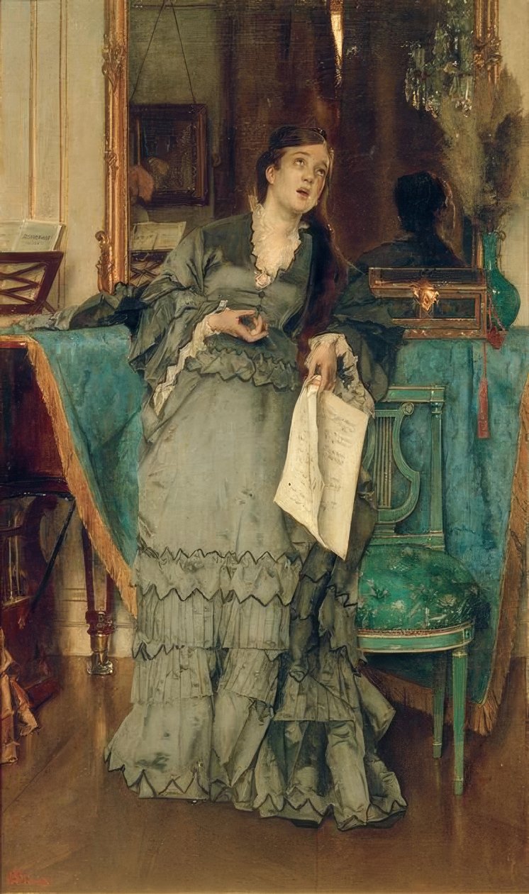 A.Stevens, The Primadonna od Alfred Emile Stevens