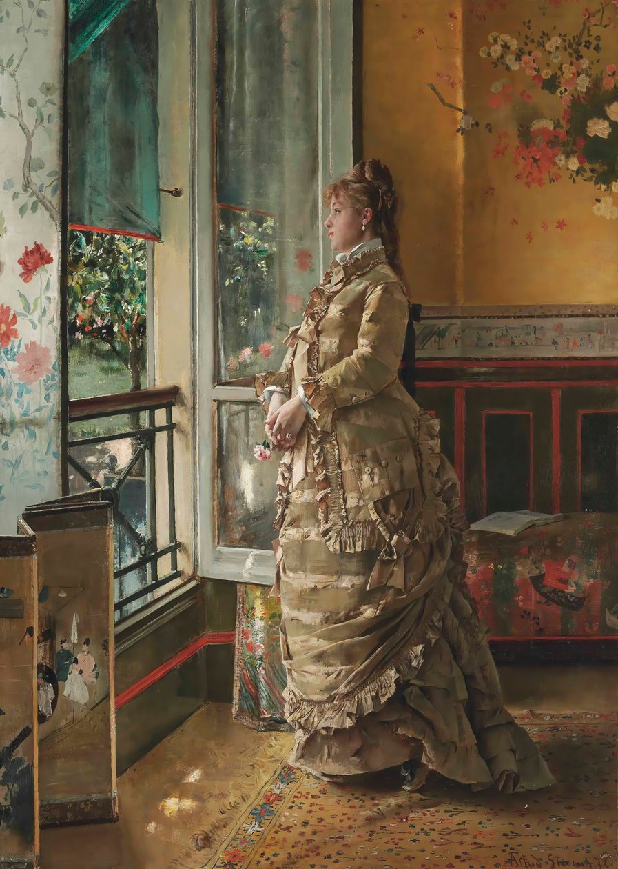 Melancholie, 1876. od Alfred Emile Stevens