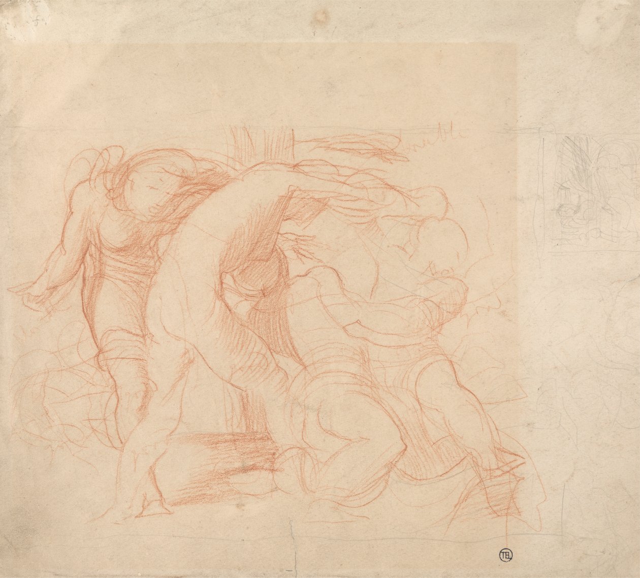 Studie na masakr neviňátek od Alfred Emile Stevens