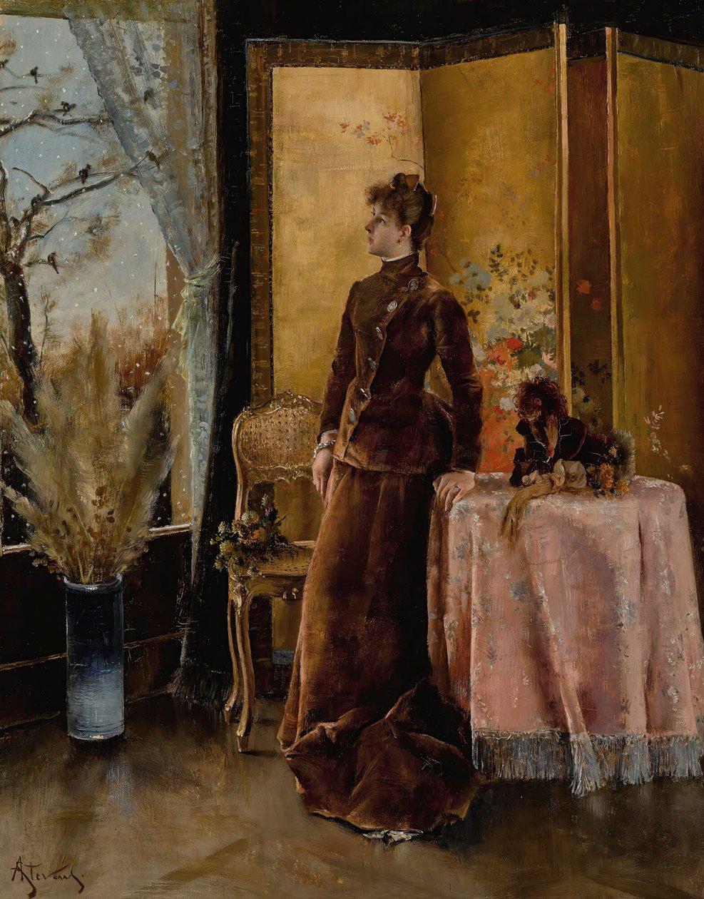 Sníh. od Alfred Emile Stevens