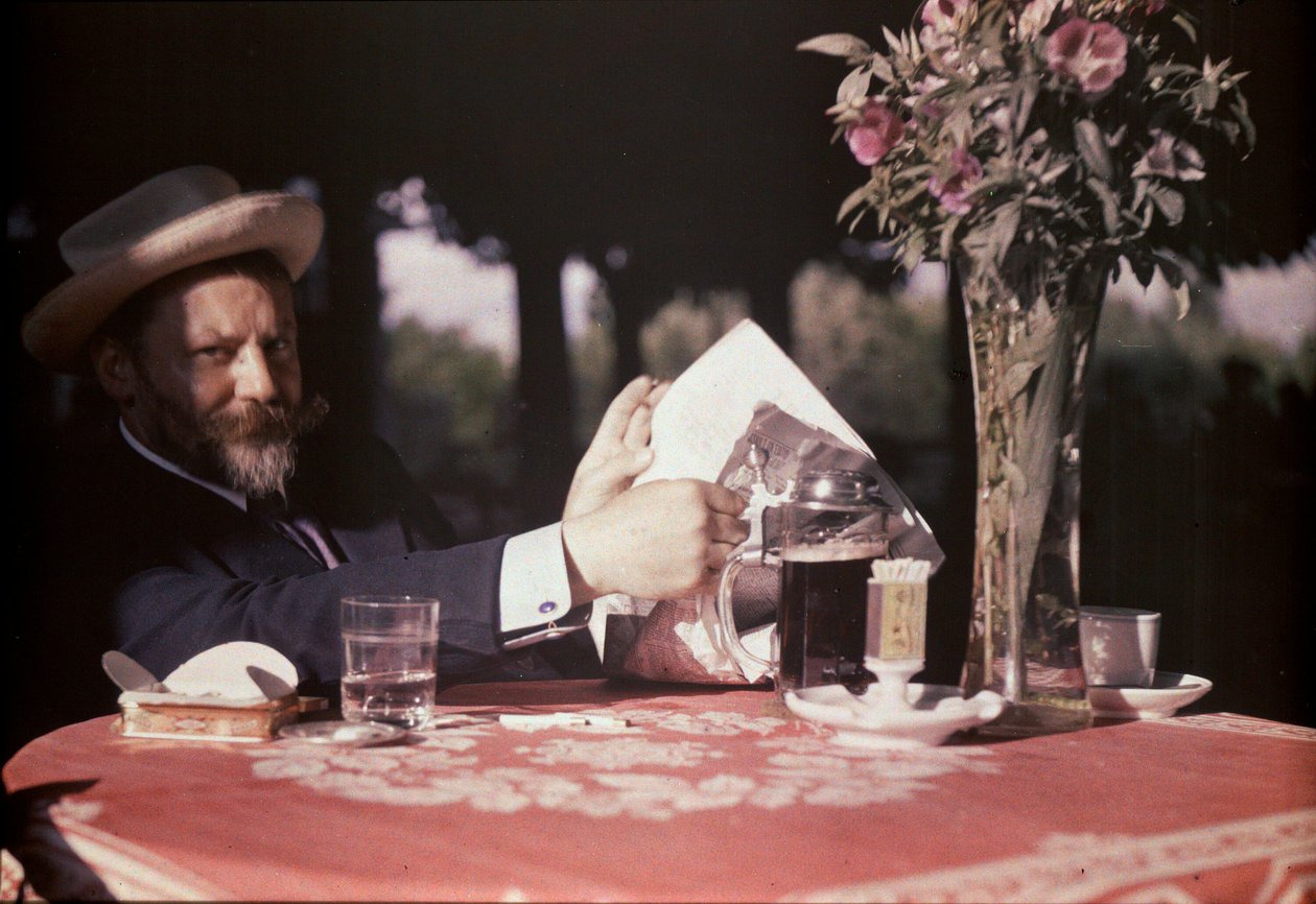 Frank Eugene seděl u stolu od Alfred Stieglitz