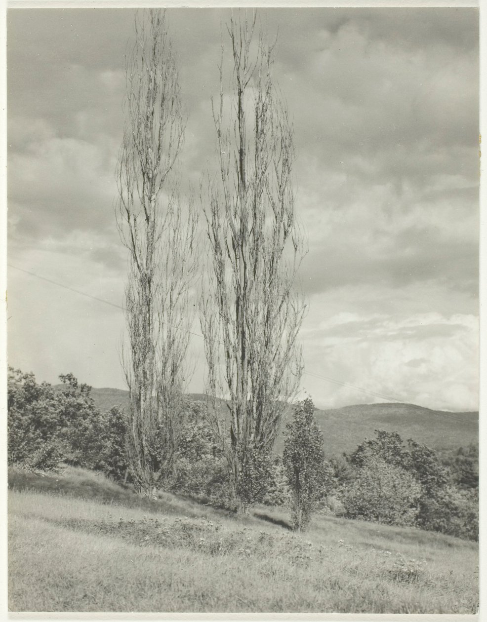 Topoly — jezero George od Alfred Stieglitz