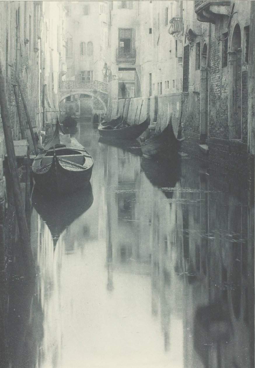 Reflection-Benátky, c. 1897. od Alfred Stieglitz