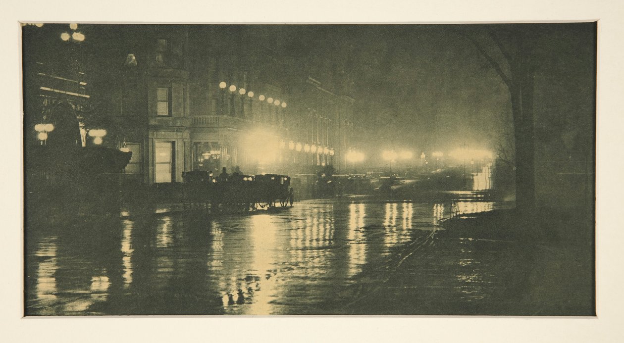 Reflections-Night (New York) od Alfred Stieglitz