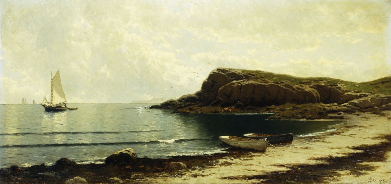 Podél pobřeží, od Alfred Thompson Bricher