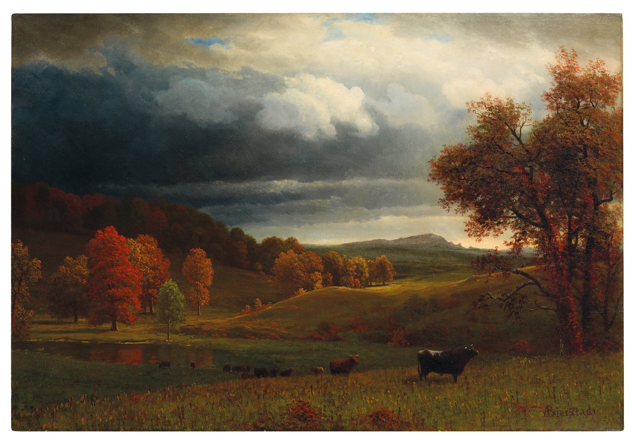 Podzimní krajina: Catskills od Alfred Thompson Bricher