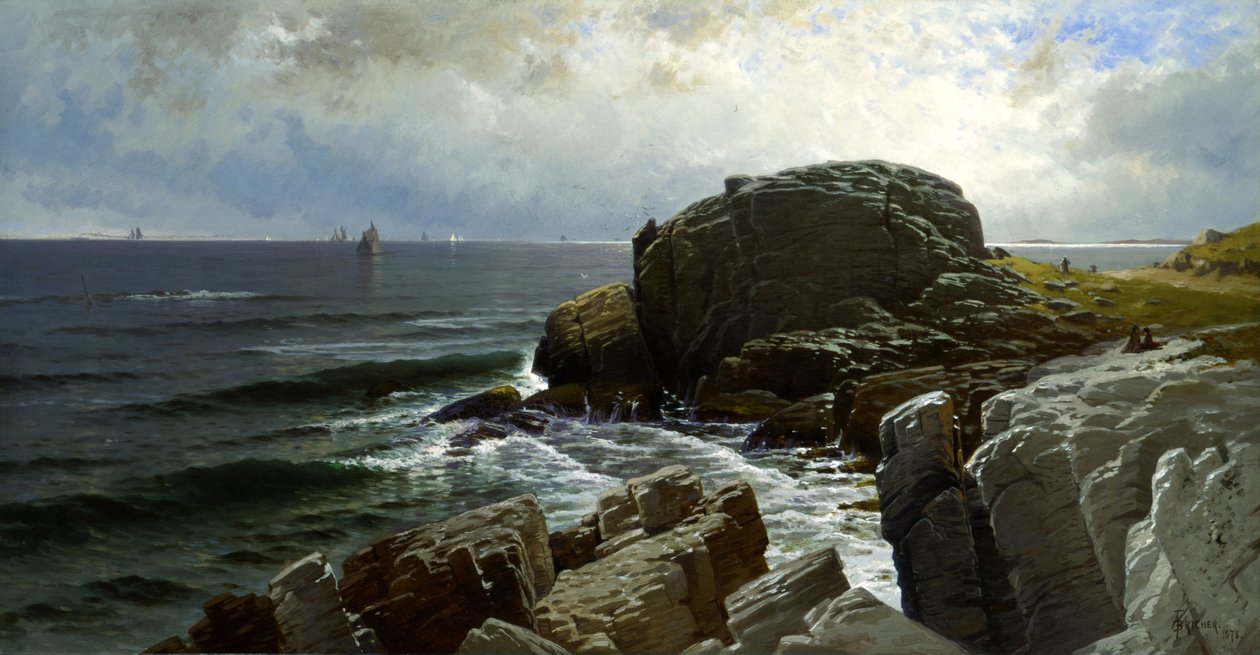 Castle Rock, Marblehead od Alfred Thompson Bricher