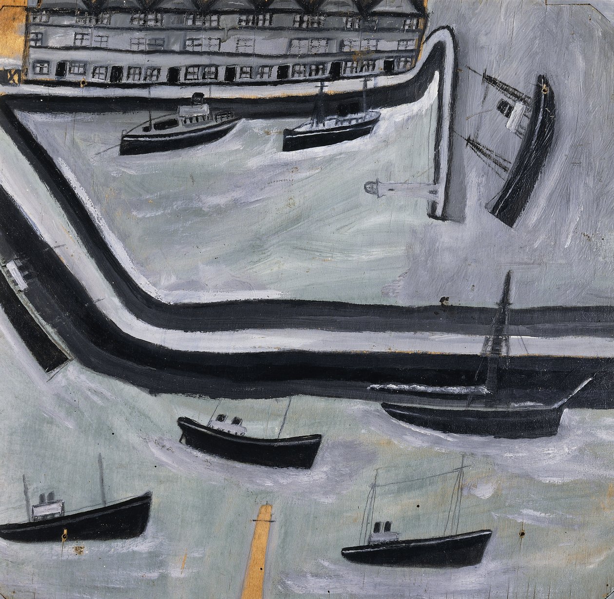 Přístav od Alfred Wallis