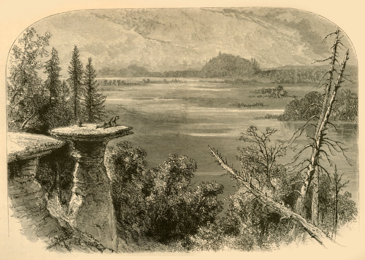 „Stand Rock, na řece Wisconsin“, 1874. od Alfred Rudolph Waud