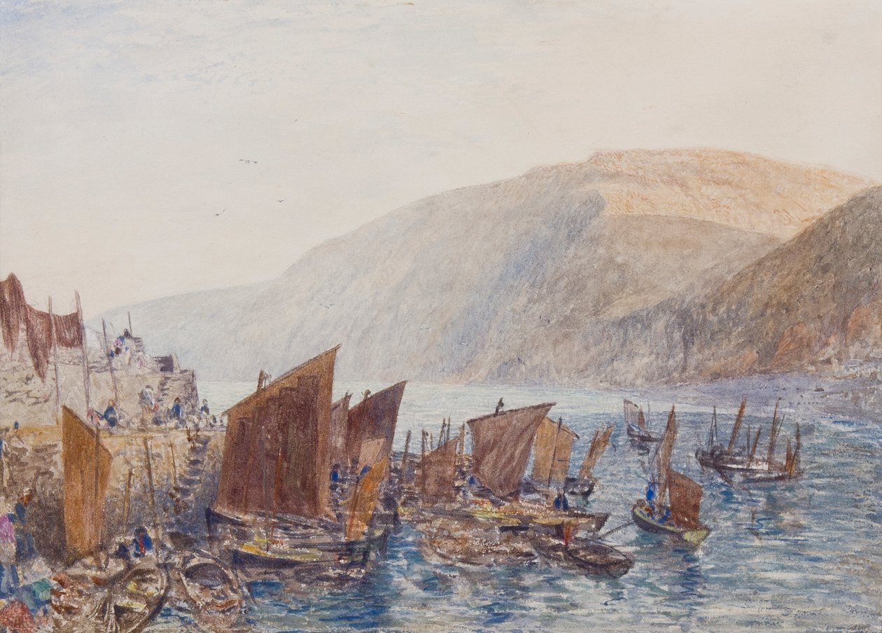Přístav Clovelly od Alfred William Hunt