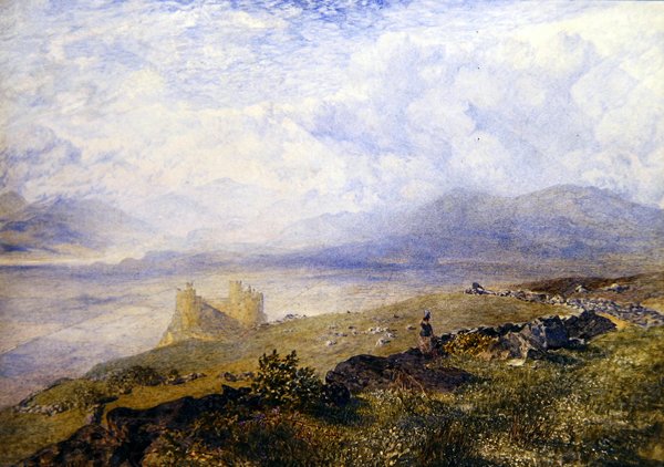 Hrad Harlech od Alfred William Hunt