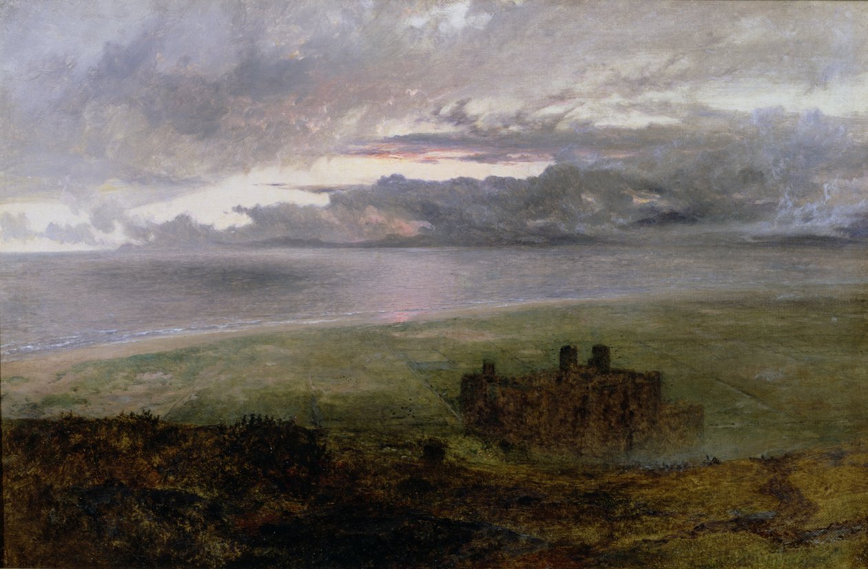 Hrad Harlech od Alfred William Hunt