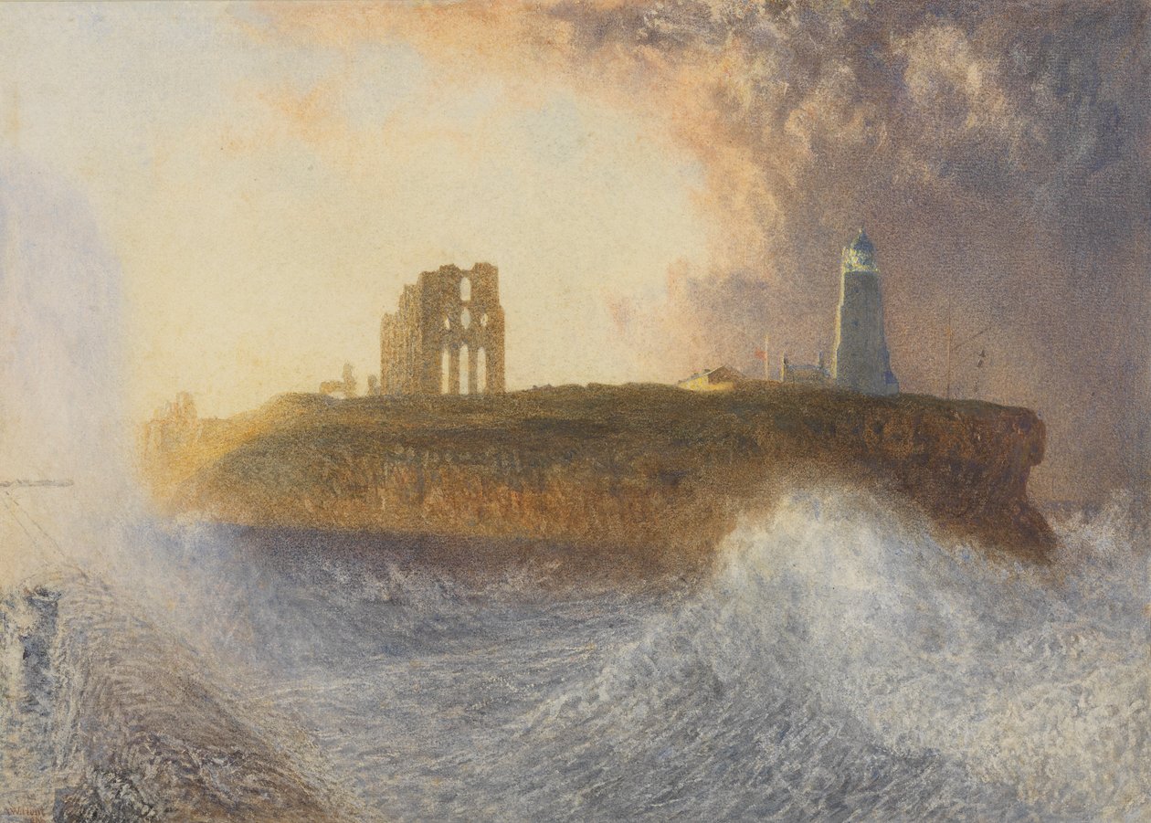 Tynemouth Pier: Severovýchodní vítr, 1866 od Alfred William Hunt