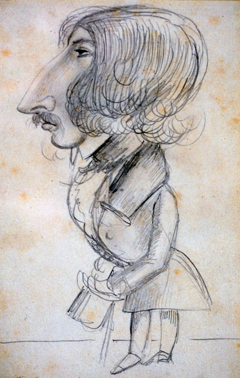 Autoportrét, 1838 od Alfred de Musset