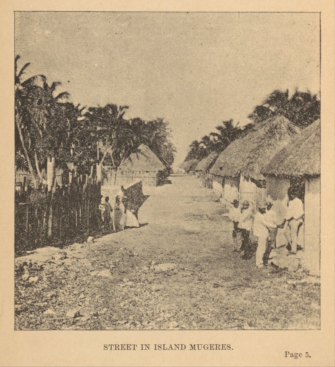 Ulice v Isla Mujeres od Alice Dixon Le Plongeon