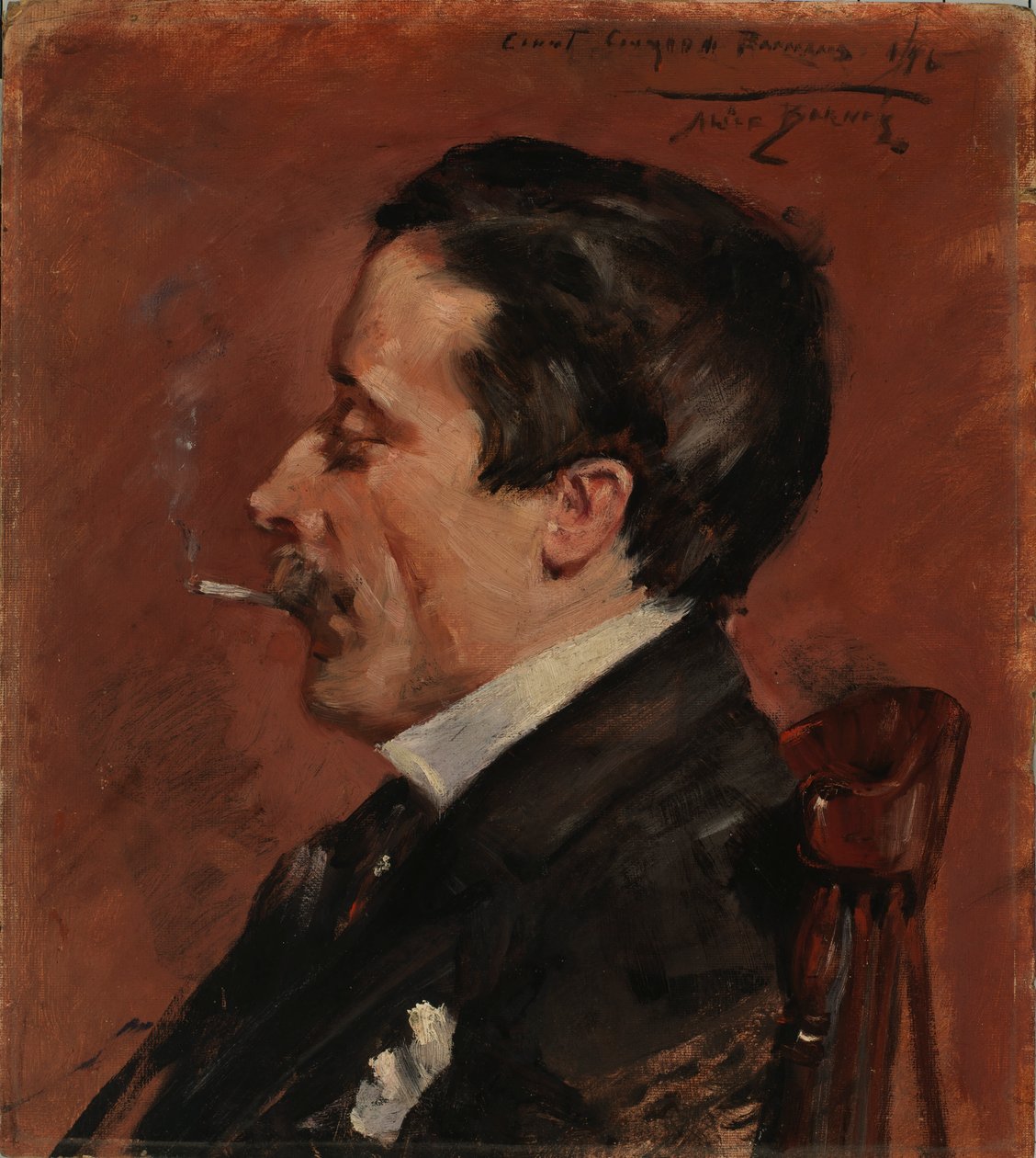 Muž s cigaretou, 1896. od Alice Pike Barney