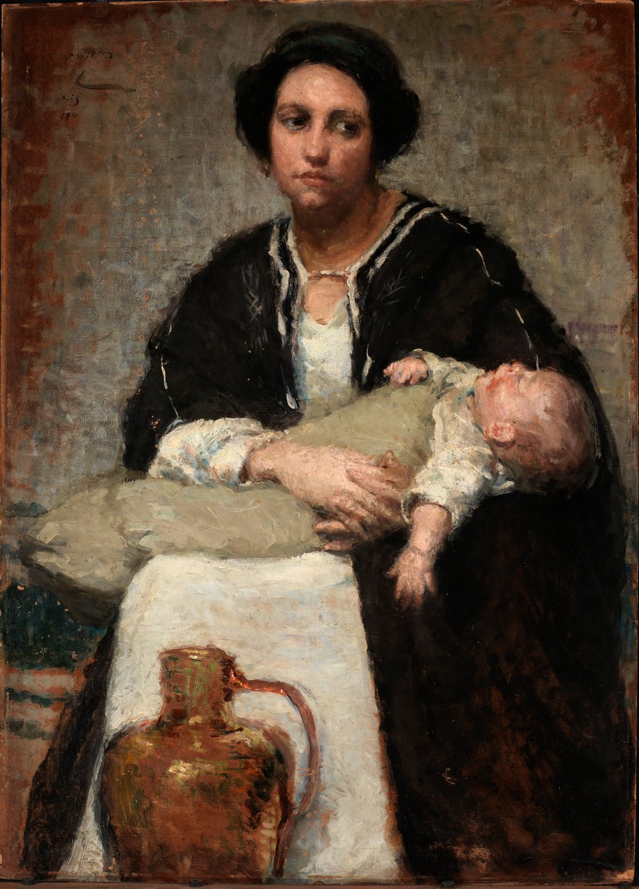 Matka a spící dítě, 1911. od Alice Pike Barney