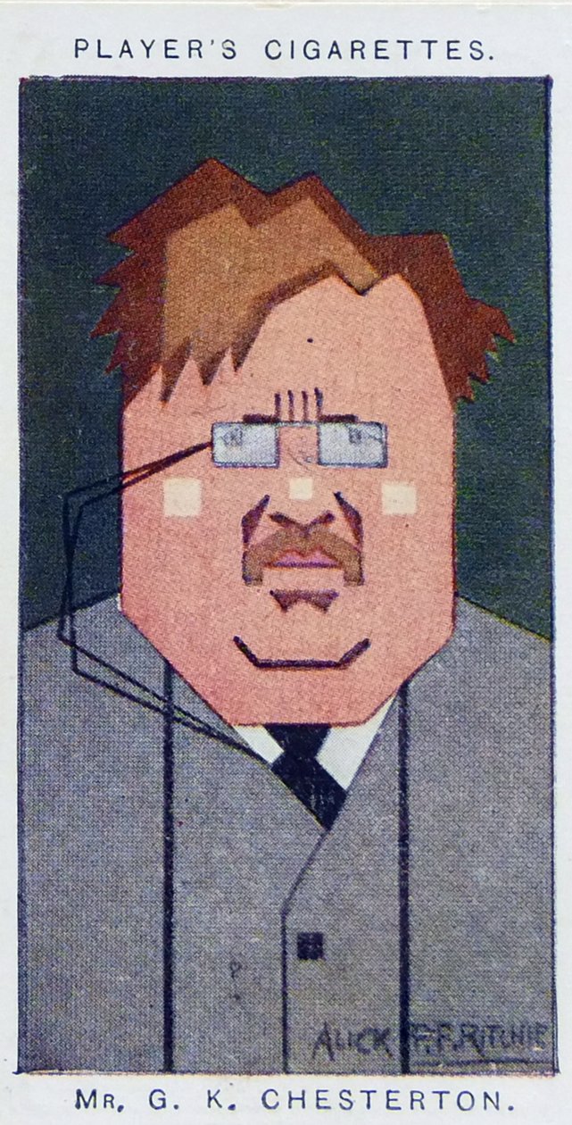 Gilbert Keith Chesterton od Alick Penrose Forbes Ritchie