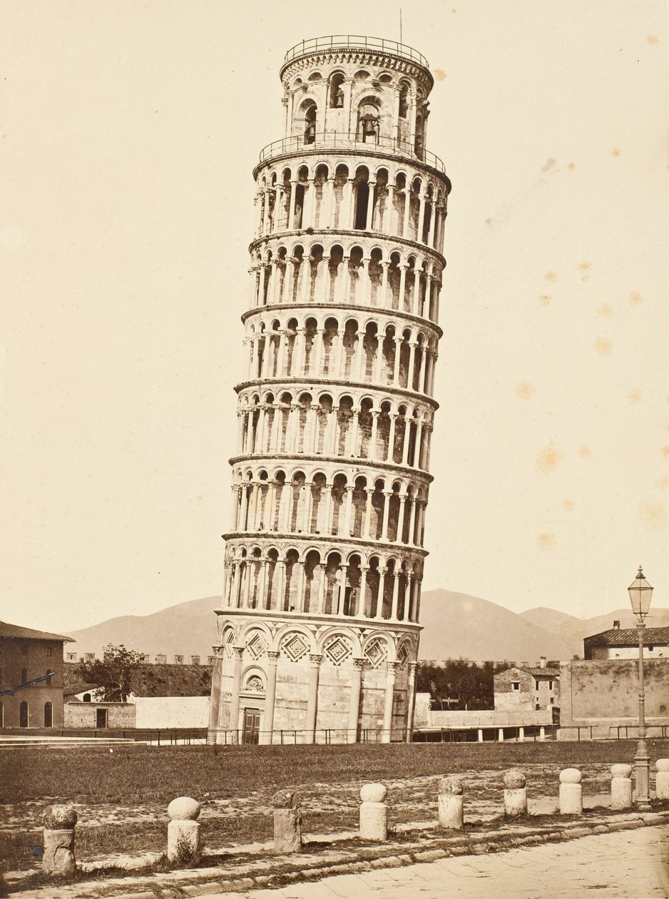 Zvonice, Pisa od Alinari Brothers
