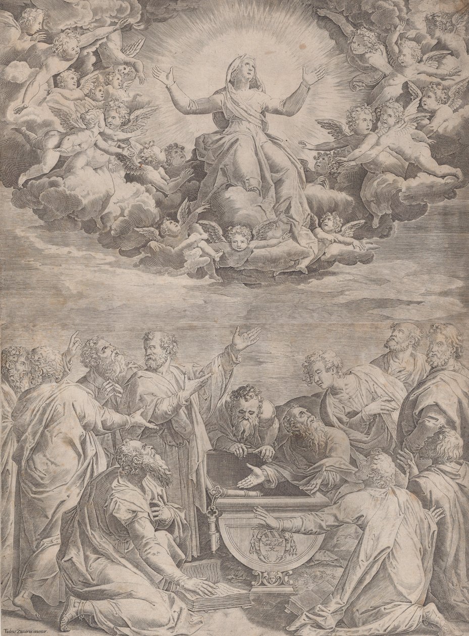 Nanebevzetí Panny Marie, 1574-99. od Aliprando Caprioli