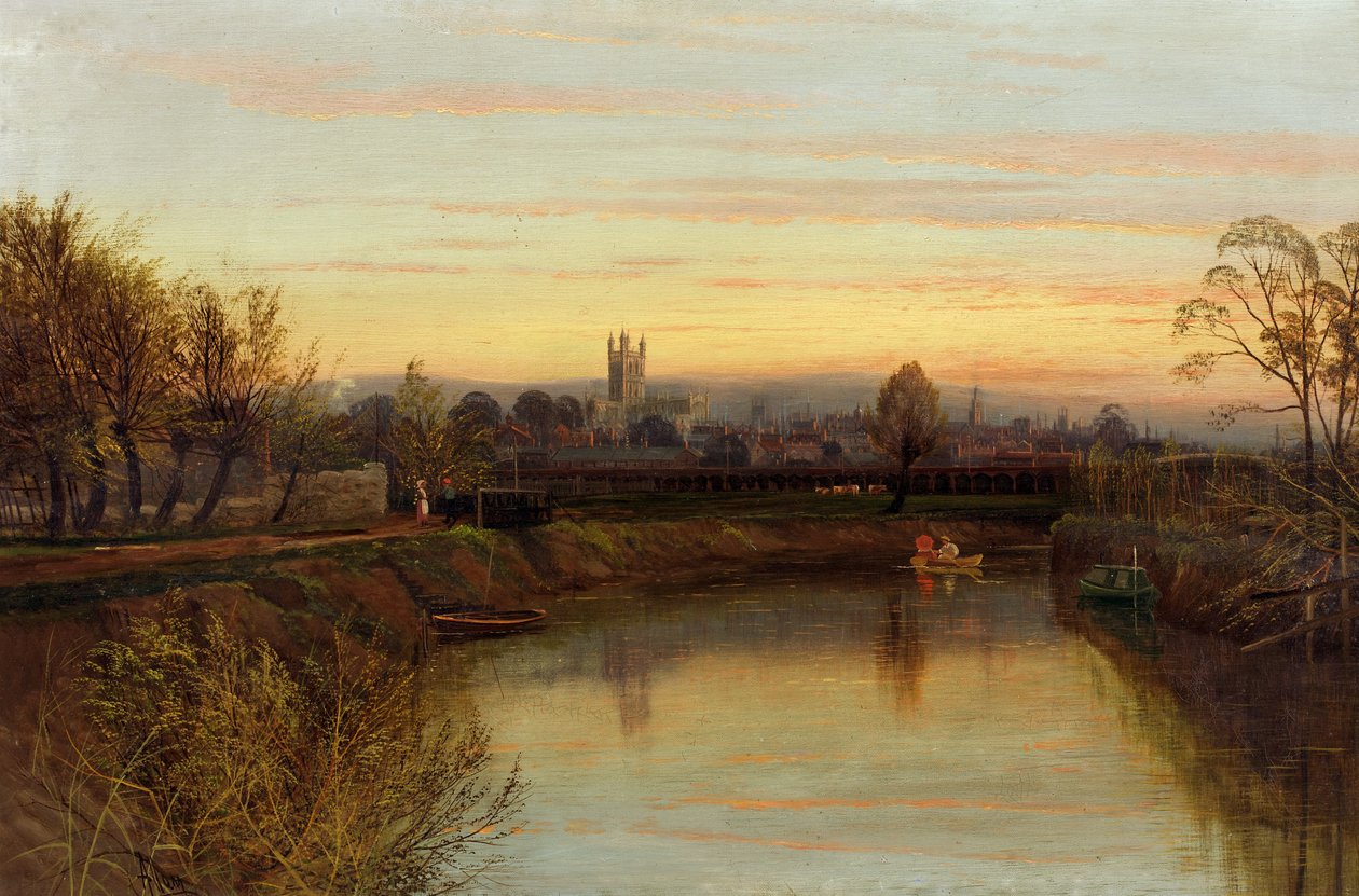 Gloucester z farmy Severnside, kolem roku 1910 od Allam