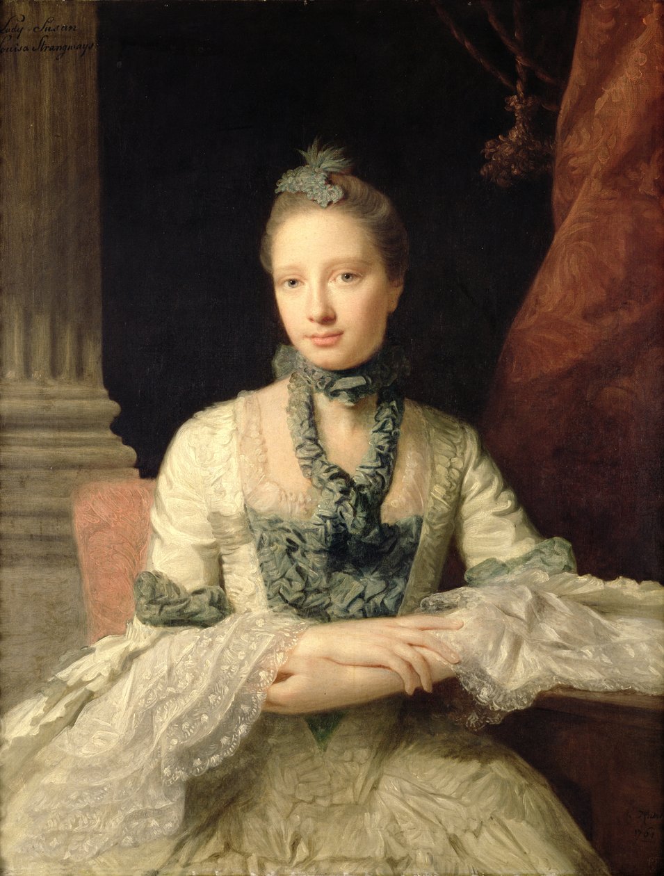 Lady Susan Fox-Strangways, 1761 od Allan Ramsay
