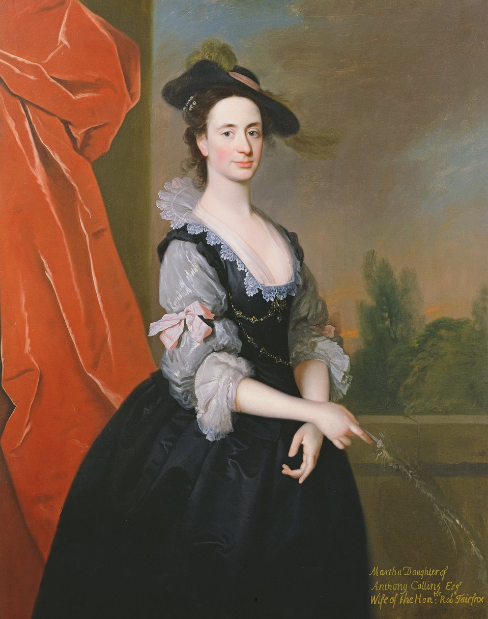 Martha Fairfaxová od Allan Ramsay