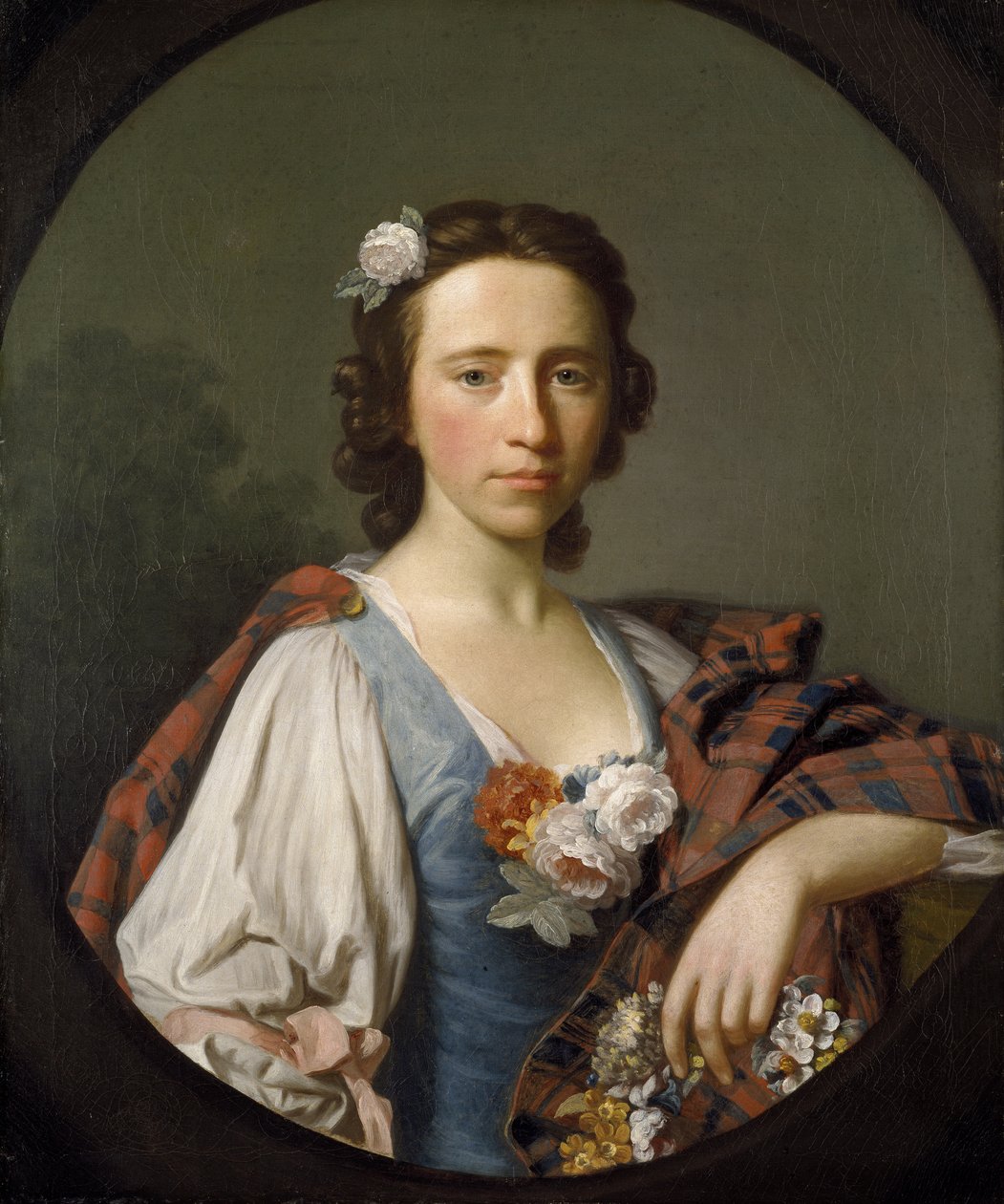 Portrét Flory MacDonaldové od Allan Ramsay