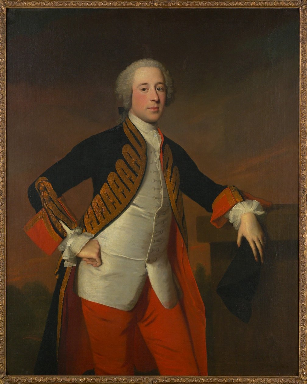 Portrét gentlemana, 1745 od Allan Ramsay
