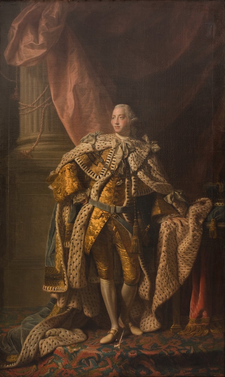 Anglický Jiří III od Allan Ramsay