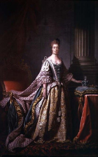 Královna Charlotte od Allan Ramsay