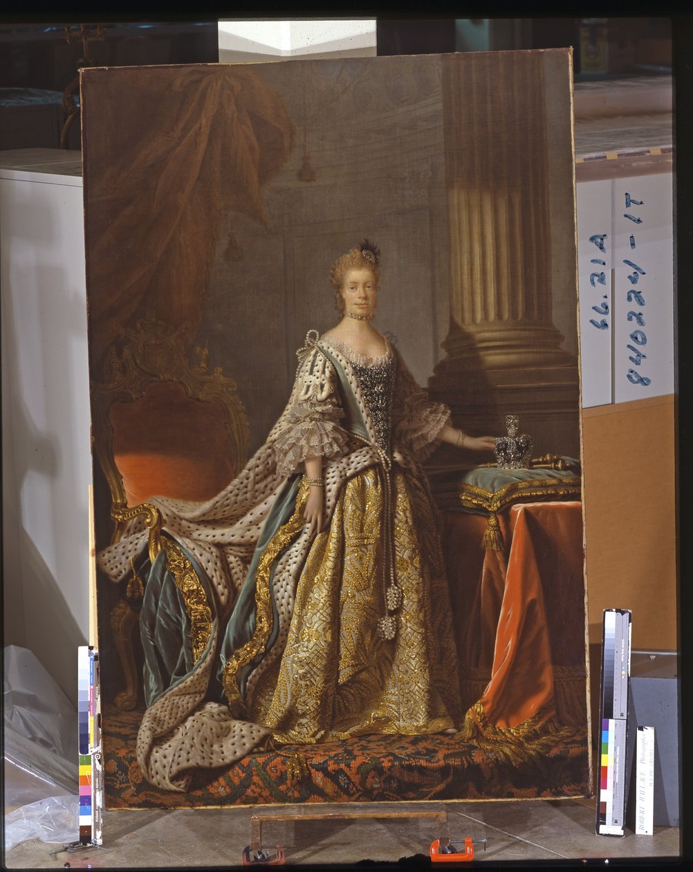 Královna Charlotte od Allan Ramsay