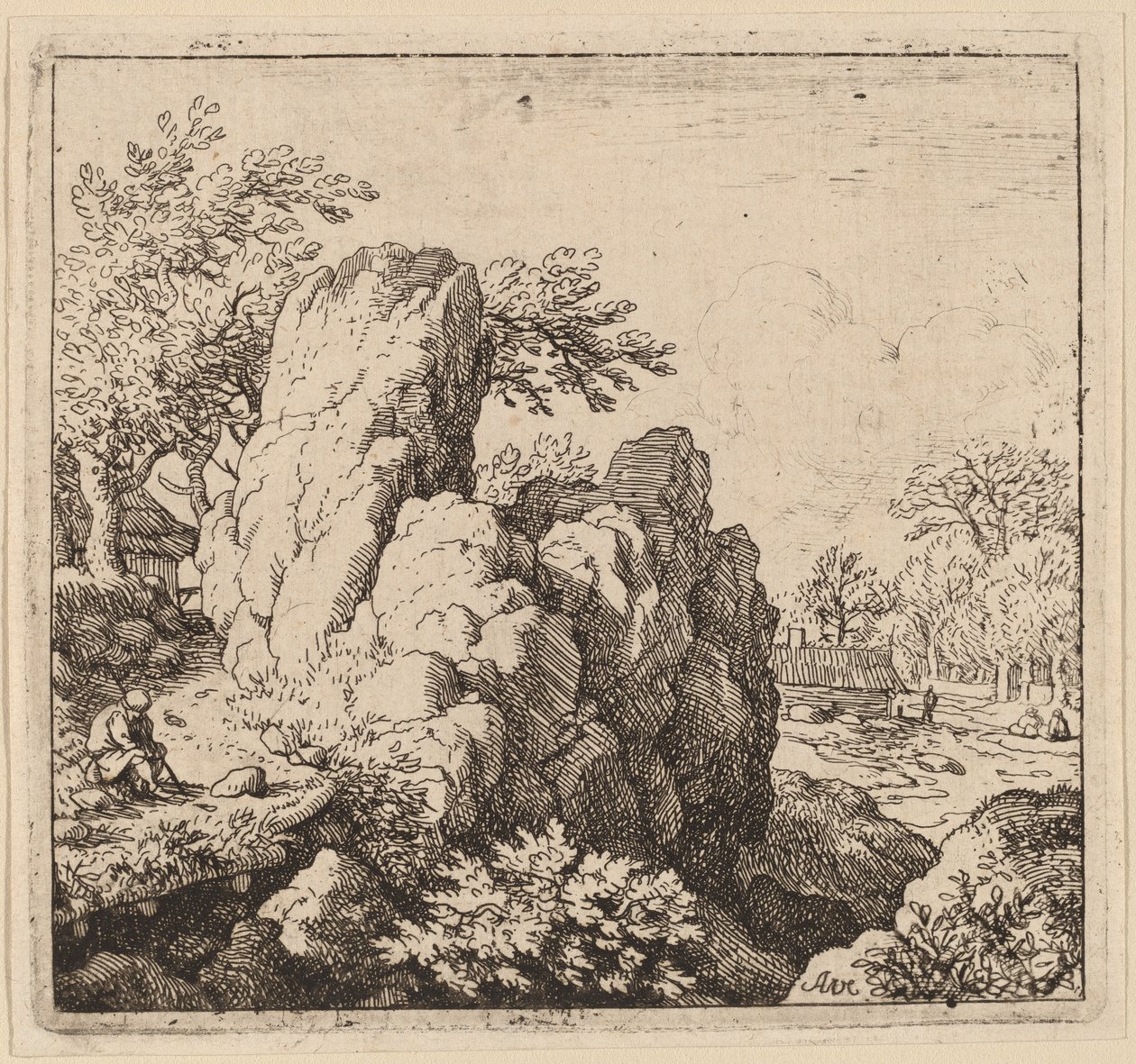 Velká skála, pravděpodobně c. 16451656. od Allart van Everdingen
