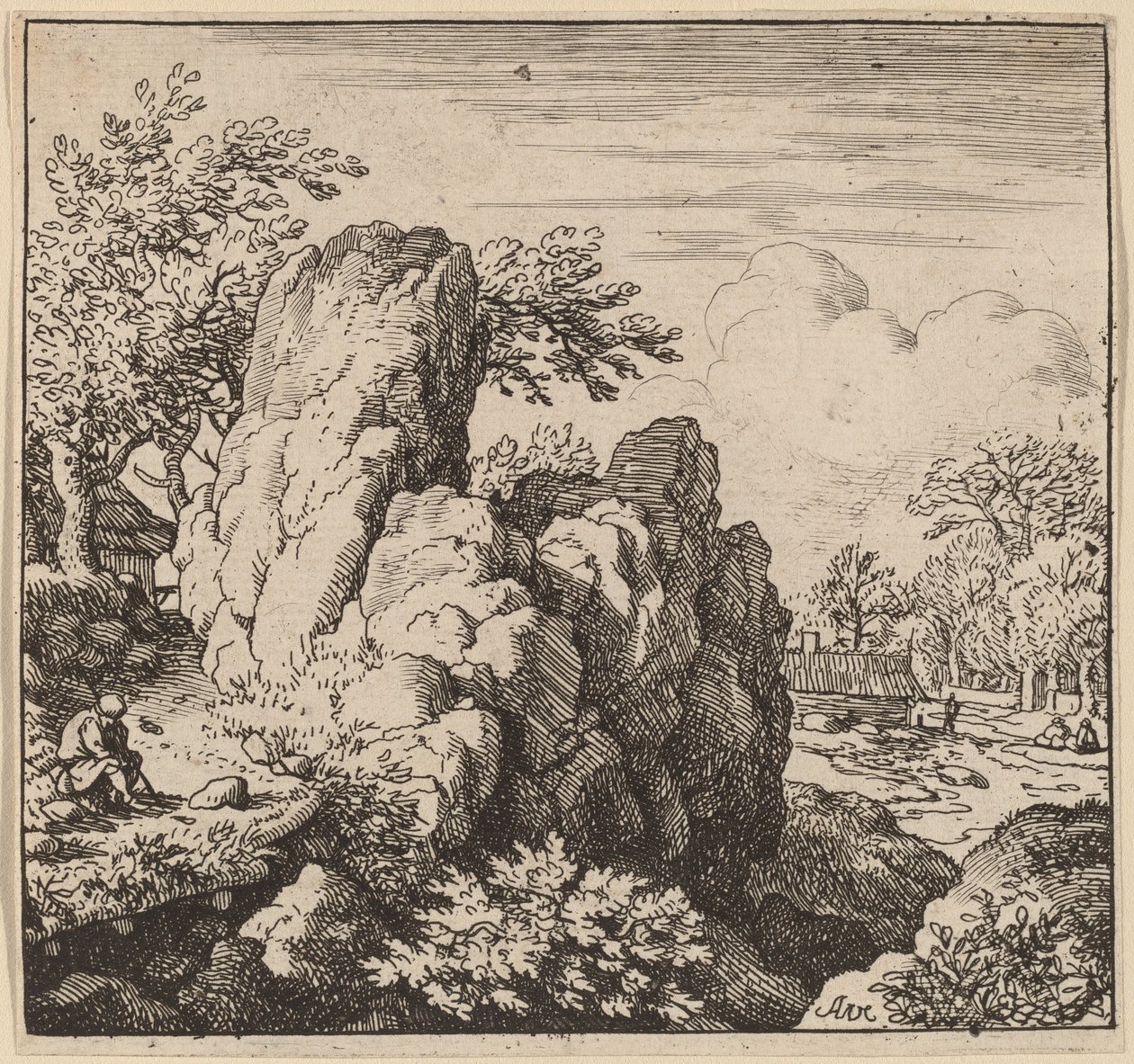 Velká skála, pravděpodobně c. 16451656. od Allart van Everdingen
