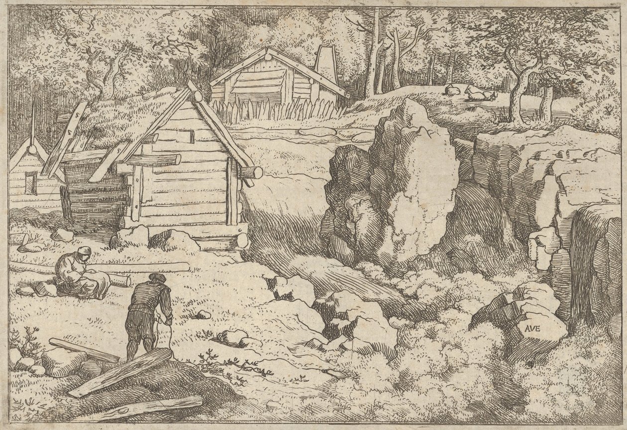 Tesař, 17. století. od Allart van Everdingen