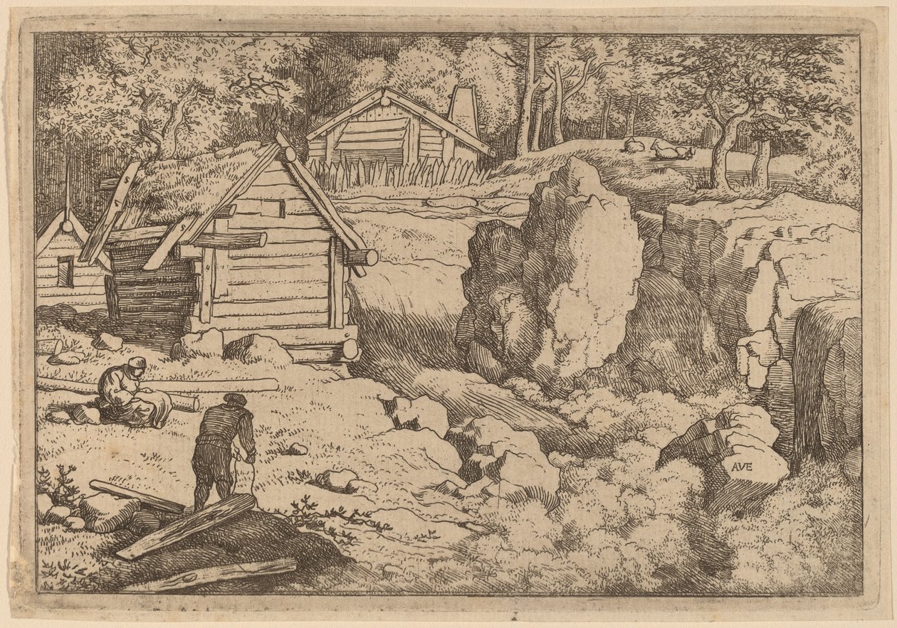Carpenter, pravděpodobně c. 16451656. od Allart van Everdingen